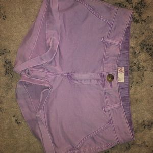 Purple shorts